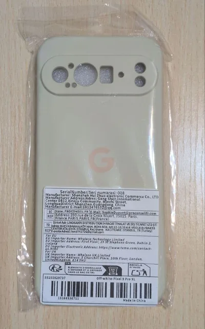 Google Pixel 9 Pro XL 専用 ケース オフホワイト