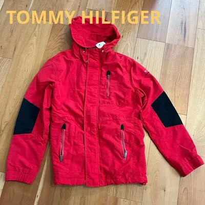 TOMMY HILFIGER マウンテンパーカー レッド S