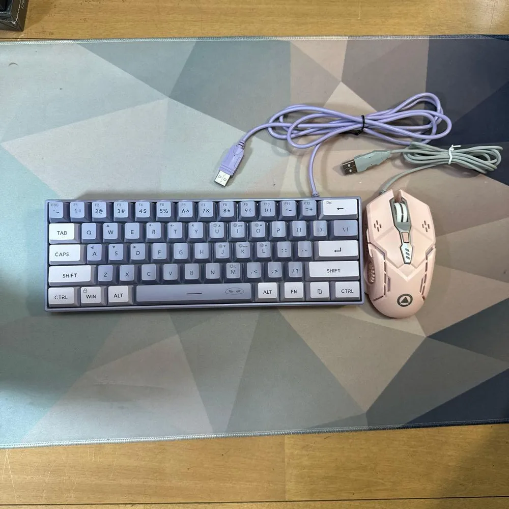 ゲーミングキーボード マウス セット 有線 USB接続