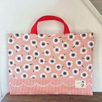 レッスンバッグ 花柄 ピンク ☆ハンドメイド