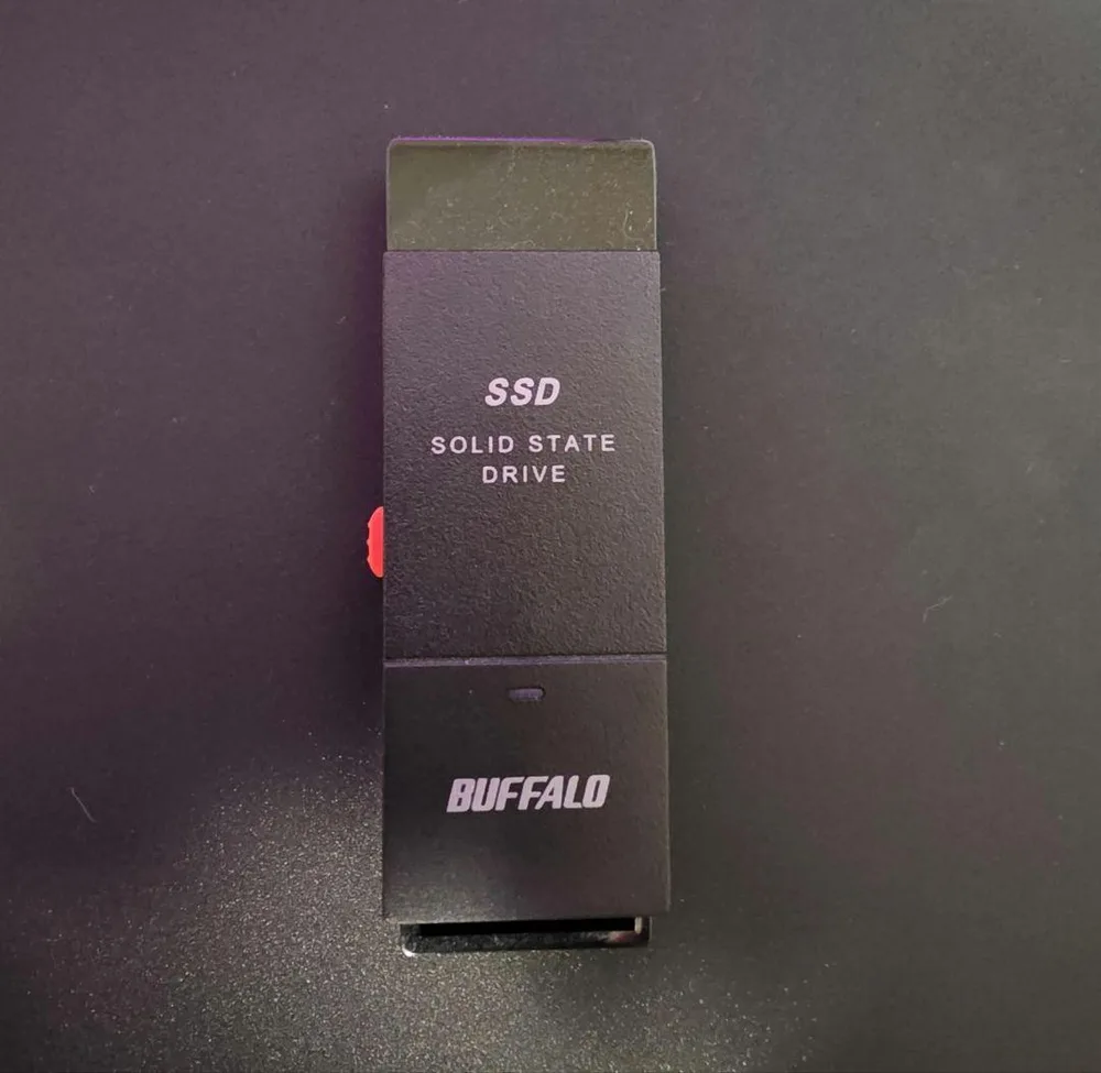 BUFFALO SSD-PUT500U3-BKC 外付けSSD 本体