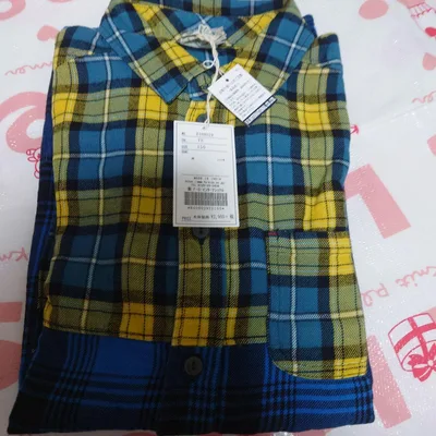 新品 F.O.KIDS チェック柄 長袖シャツ 150 定価2900円 秋冬物