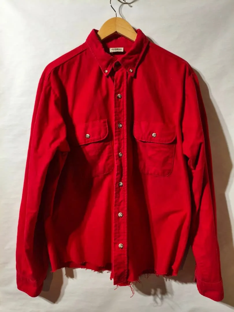 90s FIVE BROTHER TALLMAN シャツ L 赤