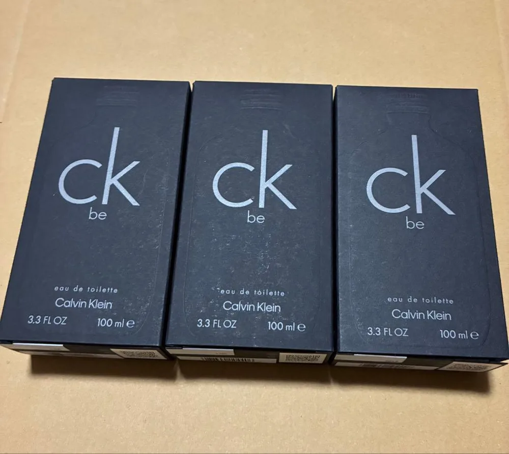 新品〓カルバンクライン CK be 100ml×3本〓送料0!〓外フィルムなし