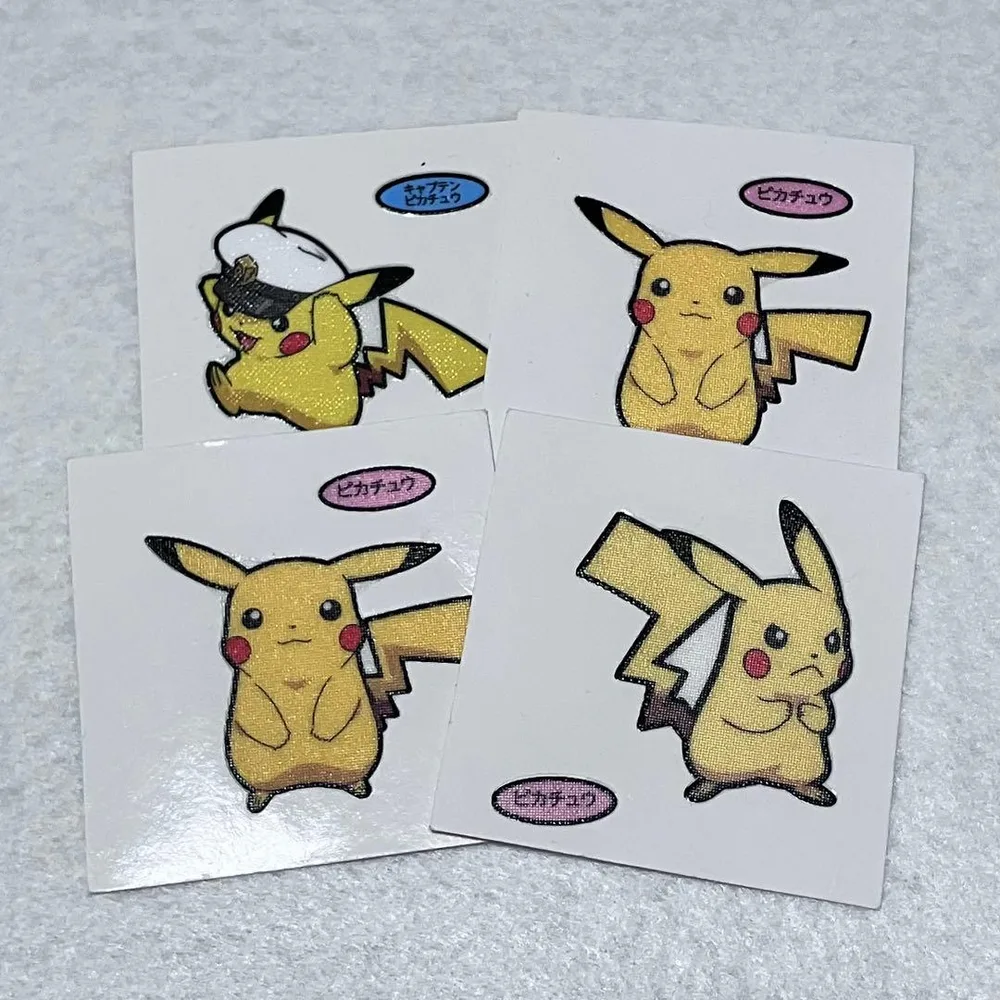 ポケモンパンシール ピカチュウ 4枚セット