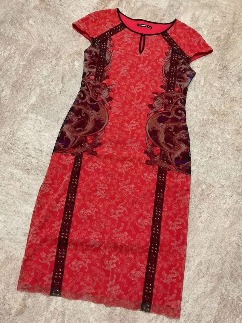 ヴィヴィアンタム Vivienne Tam パワーネット ワンピース