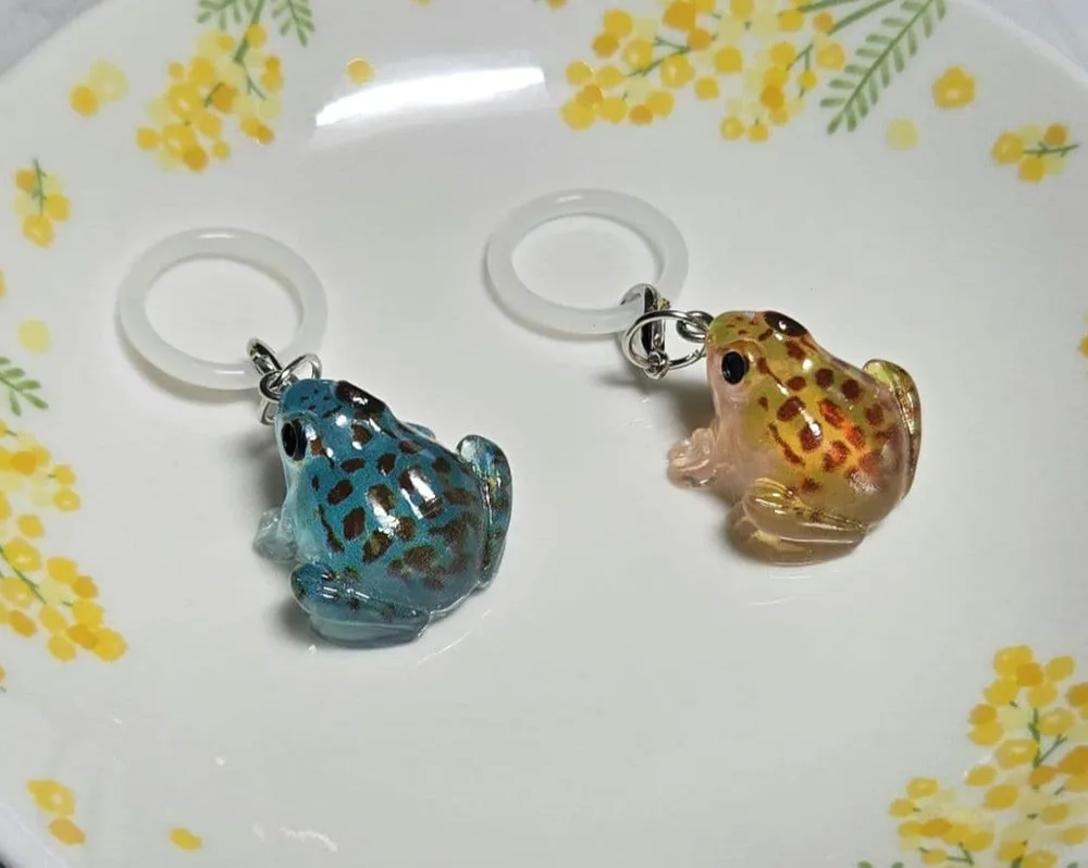 めじるしアクセサリー カエル 2個セット