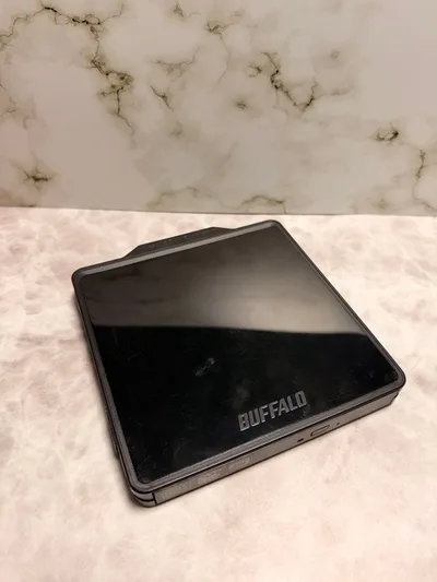 BUFFALO ポータブルDVDドライブ DVSM-PC58U2V-BK
