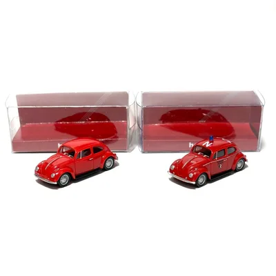 ヘルパ 1/87 VW ビートル 2台セット(ノーマル&ニュルンベルク消防車)
