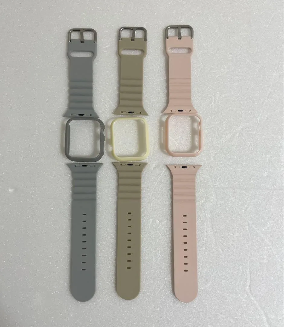 Apple Watch バンド カバー 3色セット