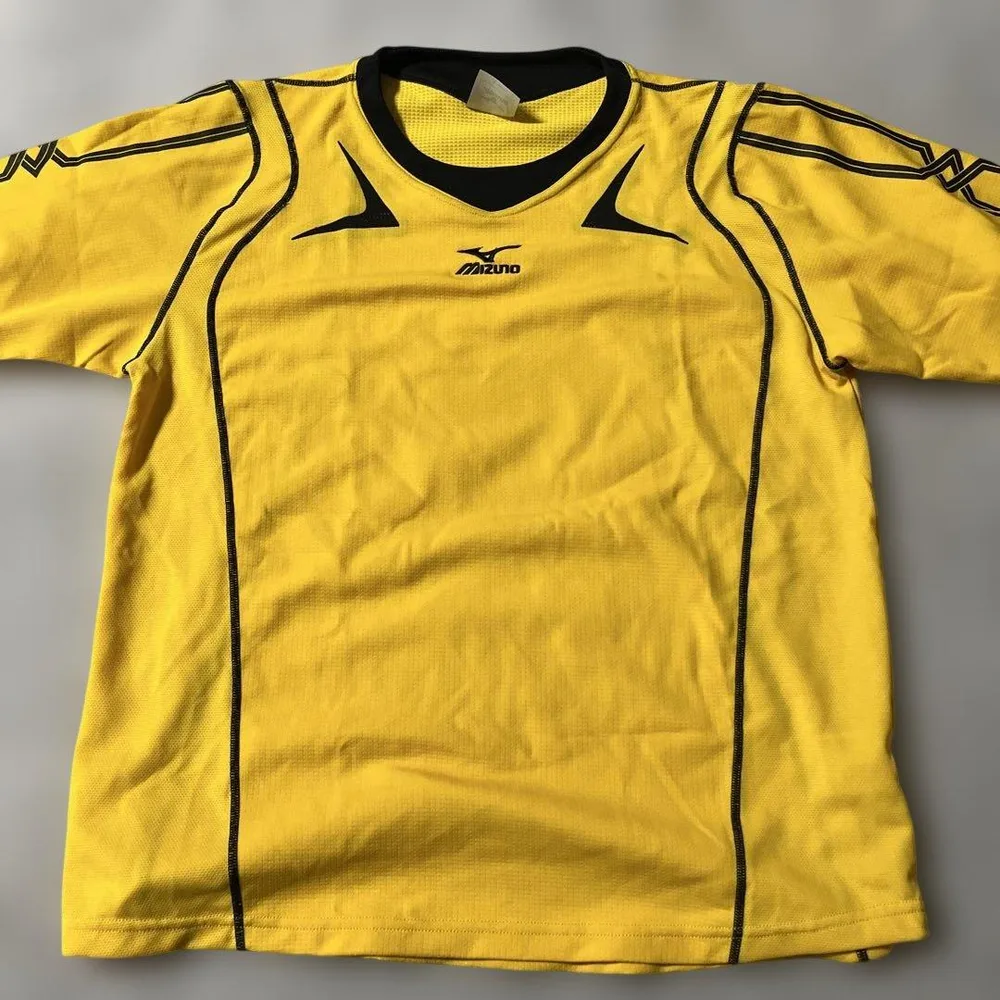 MIZUNO メンズ スポーツTシャツ イエロー