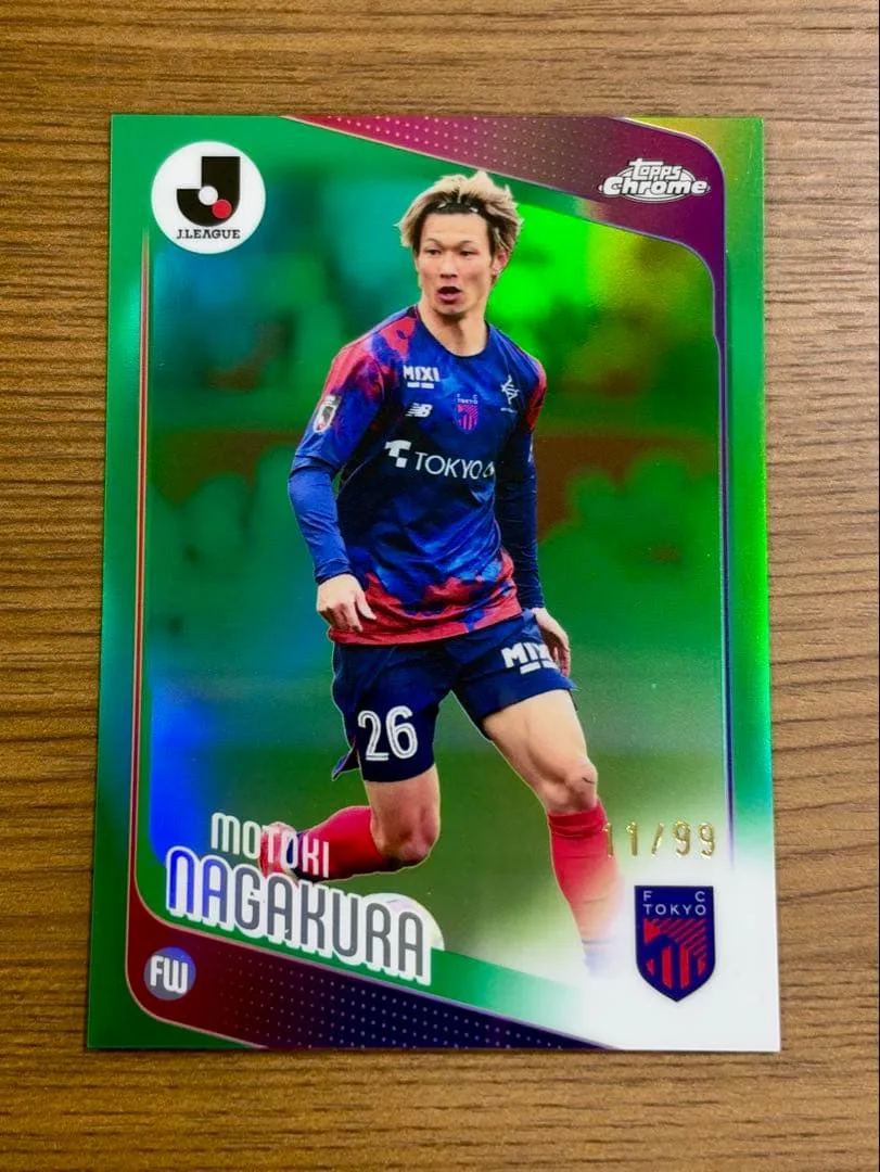 Topps Chrome Jリーグ 長倉幹樹 11/99