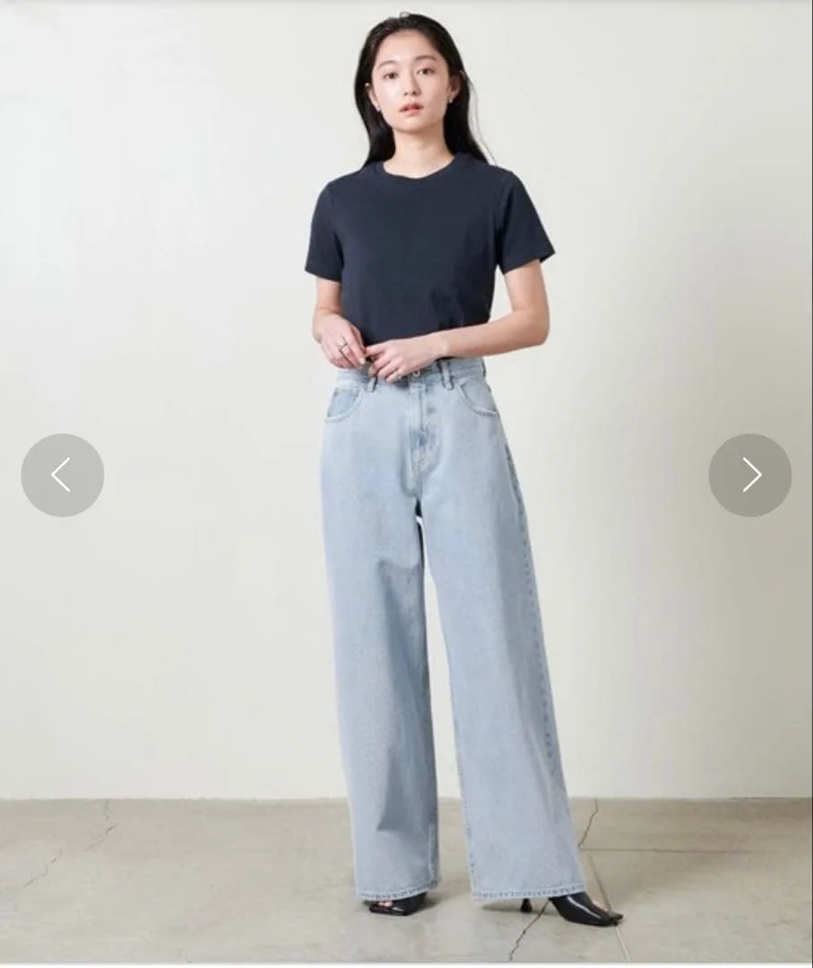 値下げ!美品 MARW UNITED ARROWS ワイドデニムパンツ