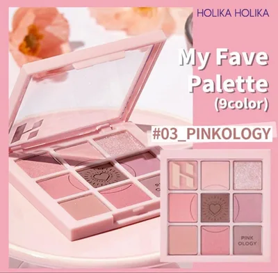 HOLIKAHOLIKA マイフェイブムードアイシャドウパレット 03 ピンク系