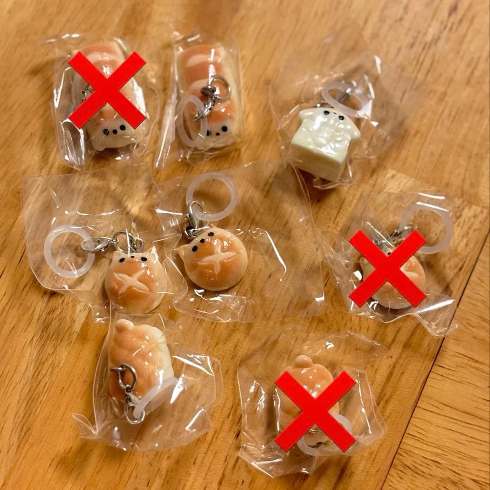 焼きたてワンワンパン ミニチュアチャーム 4種5個セット