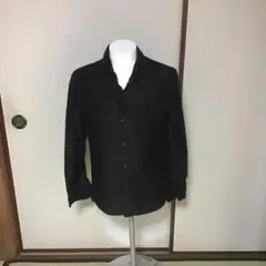 カルバンクラインブラック麻シャツ