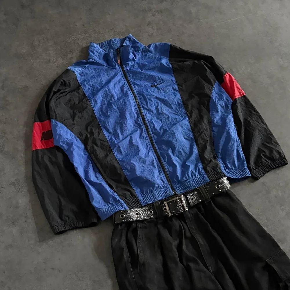 90s NIKE ナイロンジャケット 銀タグ archive y2k