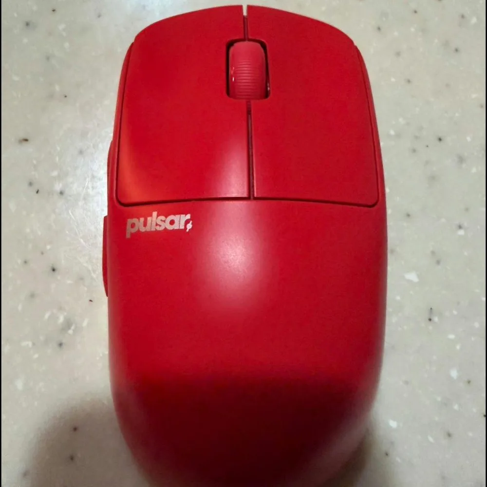 訳ありPulsar ゲーミングマウス 本体 レッド