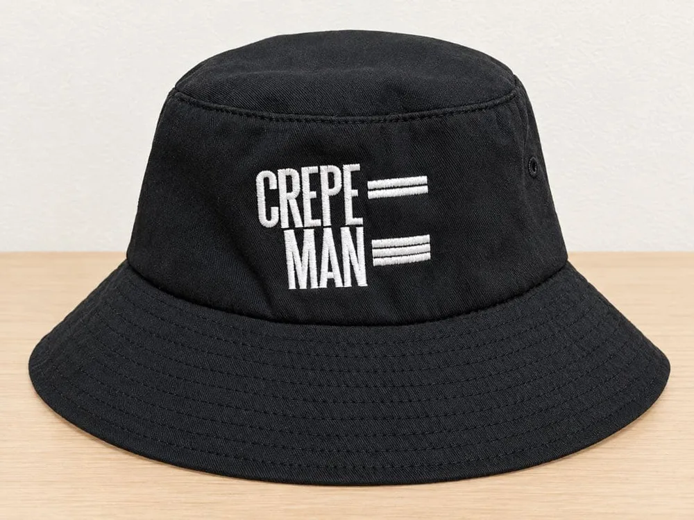 CREPE MAN バケットハット ブラック