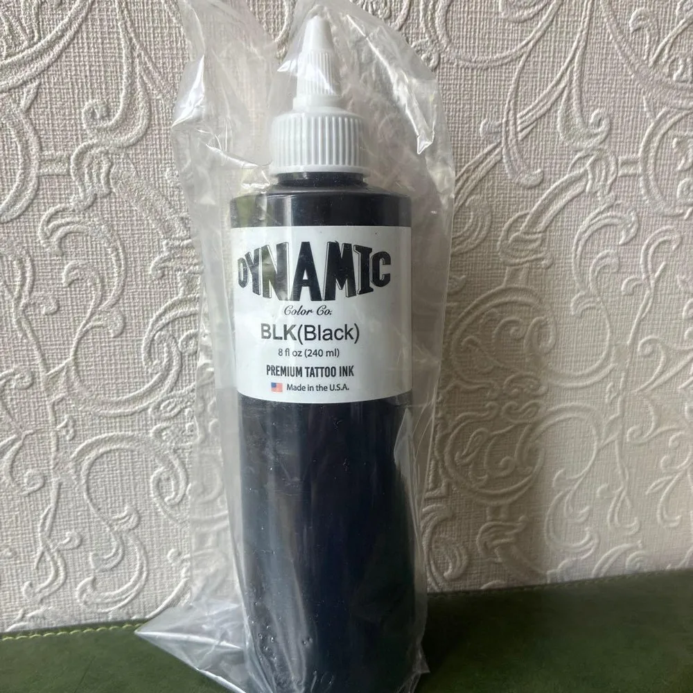 DYNAMIC Tattoo Ink BLK Black 8oz 240ml