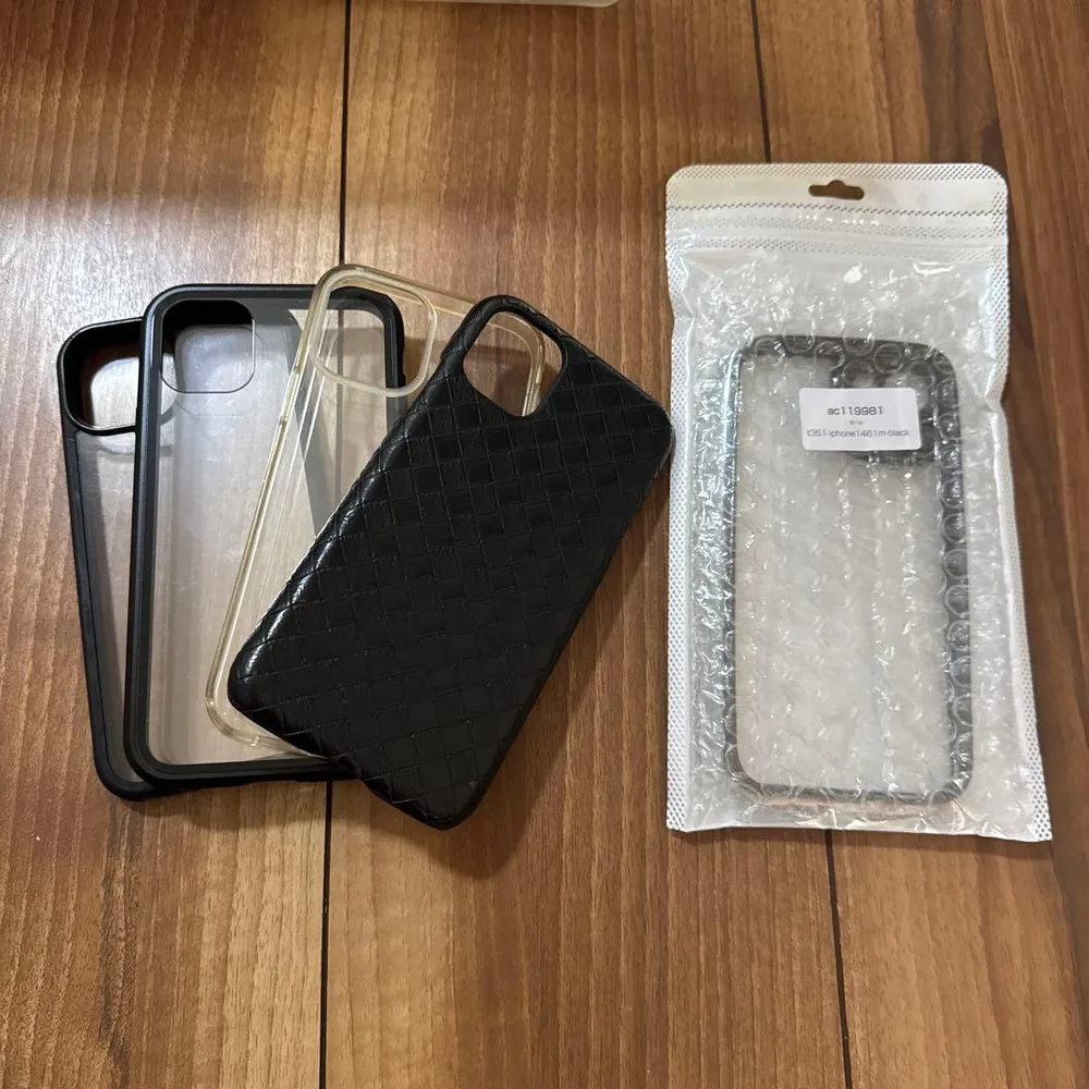 iPhone 14 、11ケース 5点セット ブラック