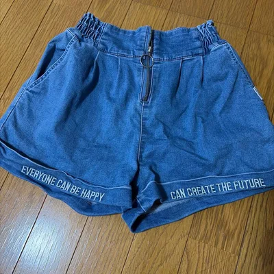 キッズ デニムショートパンツ ウエストゴム