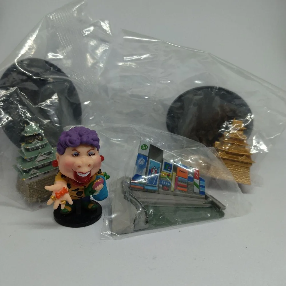 大阪 ミニフィギュア 4点セット ガチャ レアあり