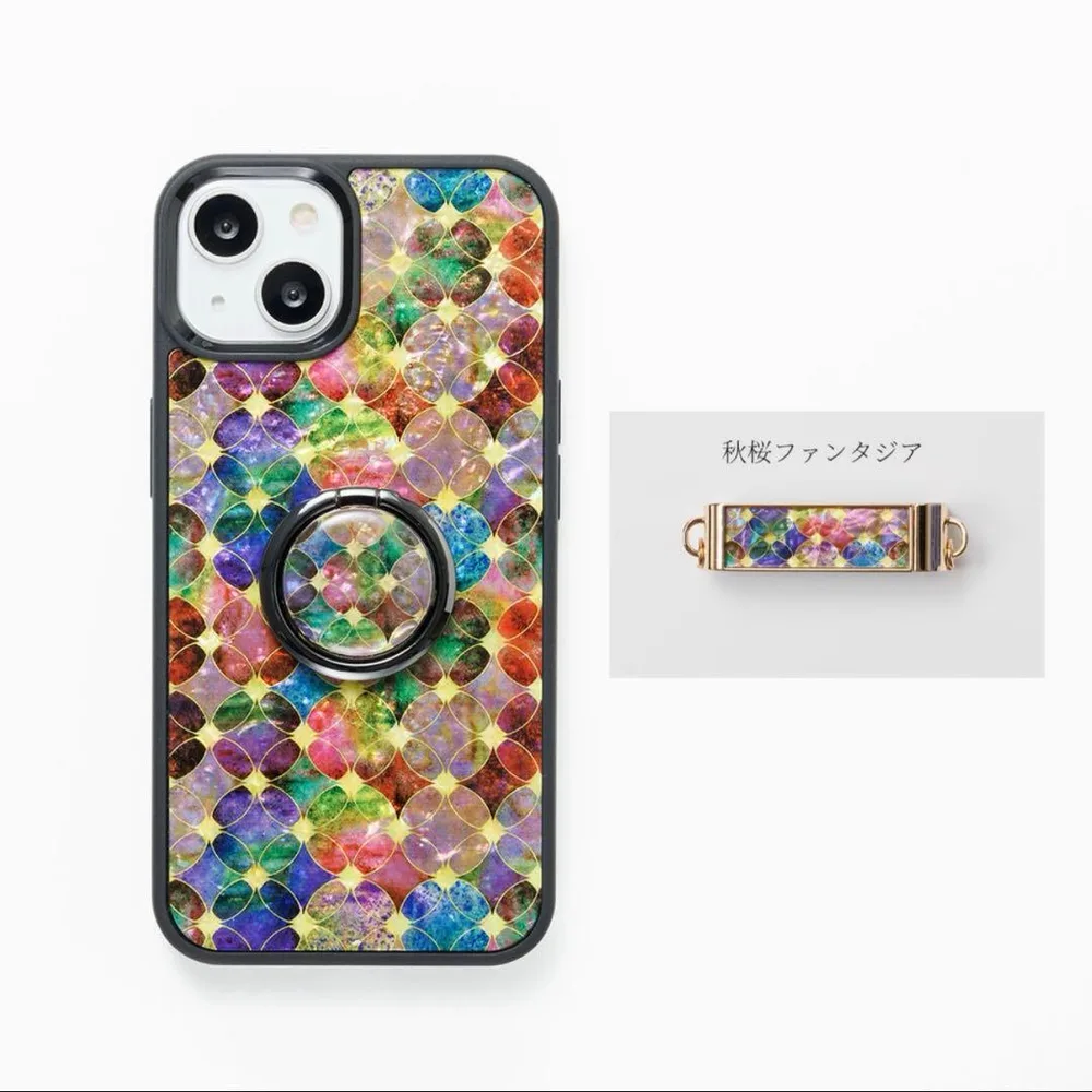 【3点セット】螺鈿アート スマホケース 天然貝 iPhone17 pro
