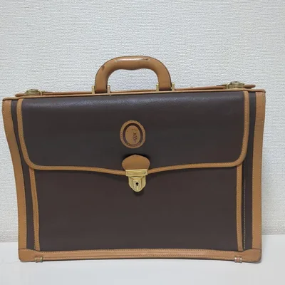 TRUSSARDI ビジネスバッグ ブラウン