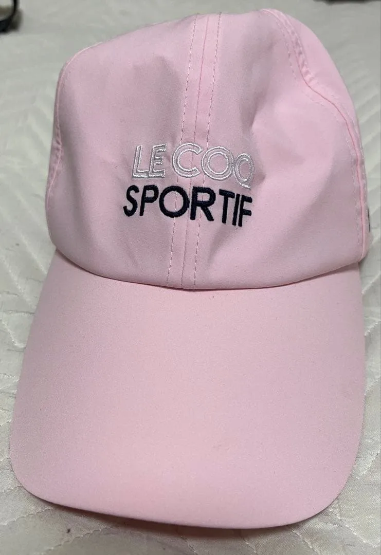 le coq sportif レディース ゴルフキャップ ピンク