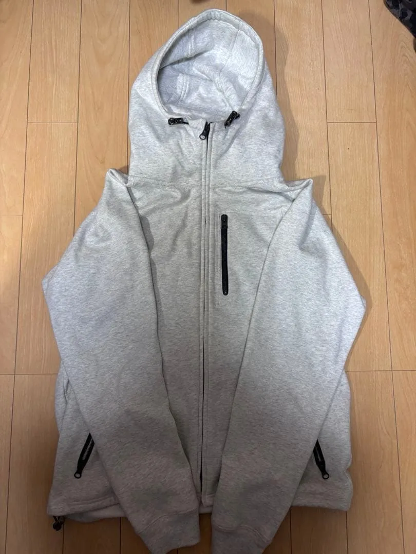 Beams テックフリース ジップアップパーカー