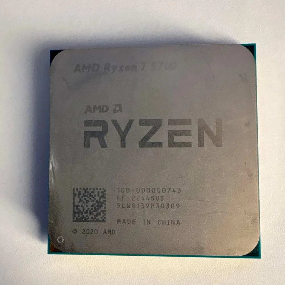 AMD Ryzen 7 5700 CPU 作動確認済み