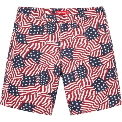 Supreme Work Short Flags