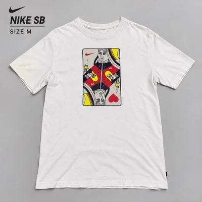 NIKE SB トランプ柄 Tシャツ M 白 ホワイト ナイキ