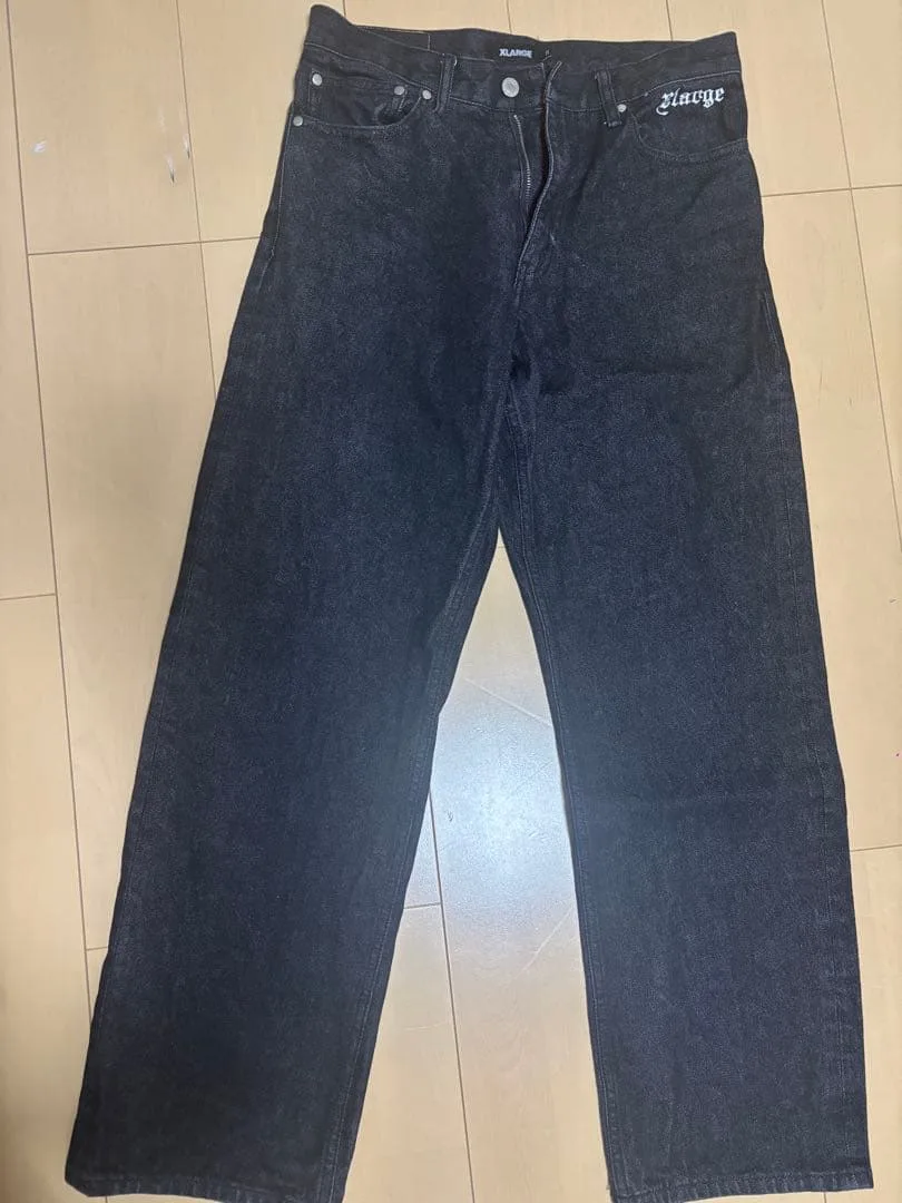 XLARGE デニムパンツ ブラック