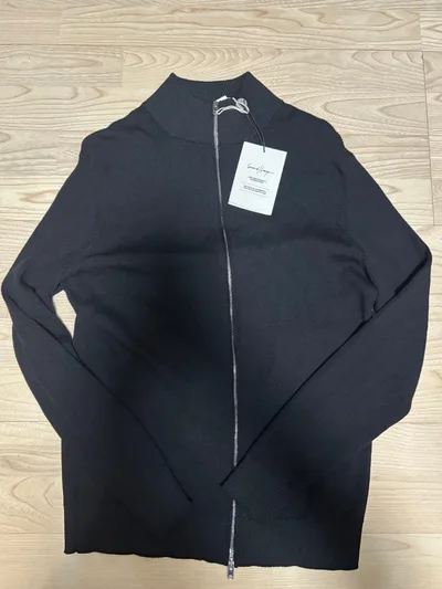 Second/Layer ZIP-UP DRIVER KNIT ブラック 黒