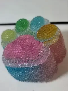 800肉球キラキラ小物入れ レジン
