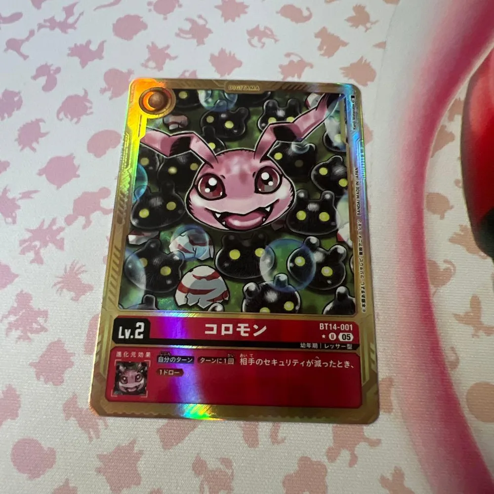 コロモン 金枠 パラレル デジモンカード BT14-001