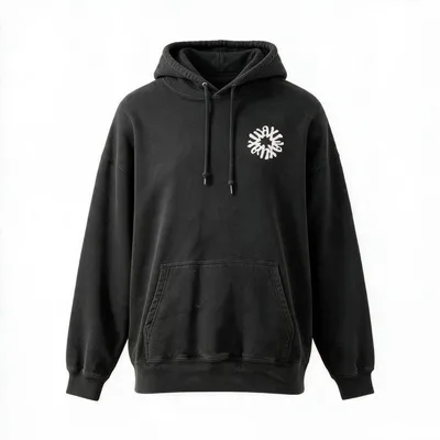 シンプル WAX THE POOLSIDE CLUB パーカー BLACK XL