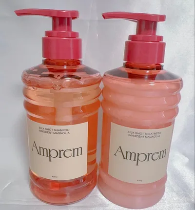 Amprem シルクショット シャンプー&トリートメント セット