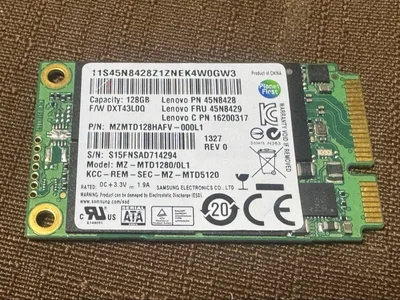 【動作確認済】Samsung mSATA SSD 128GB