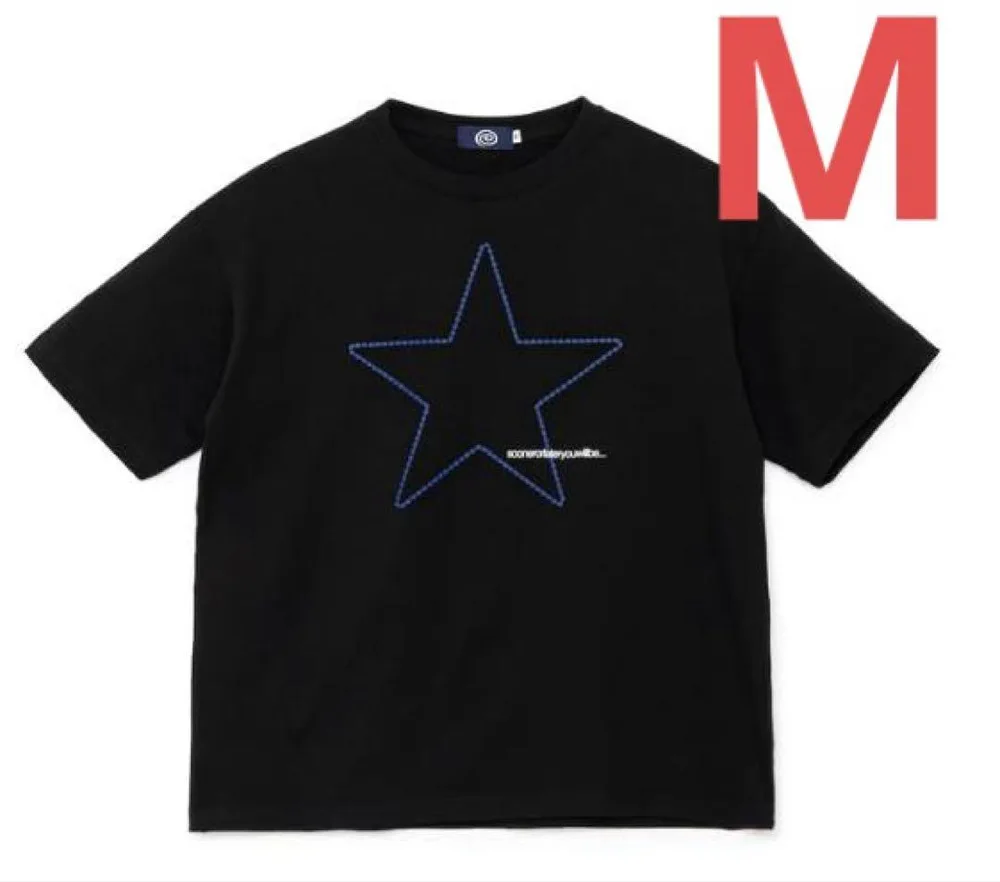 SOL soonerorlater STAR TEE BLACK Mサイズ