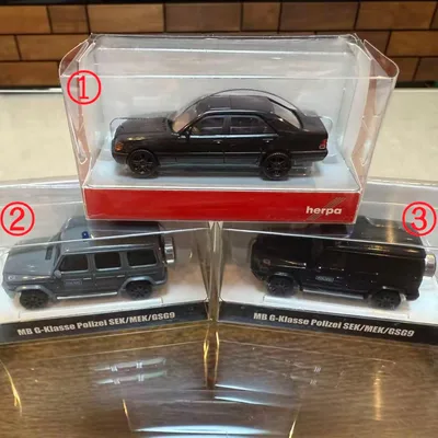 Herpa 1/87 ミニカー 3点セット ベンツGクラス 限定