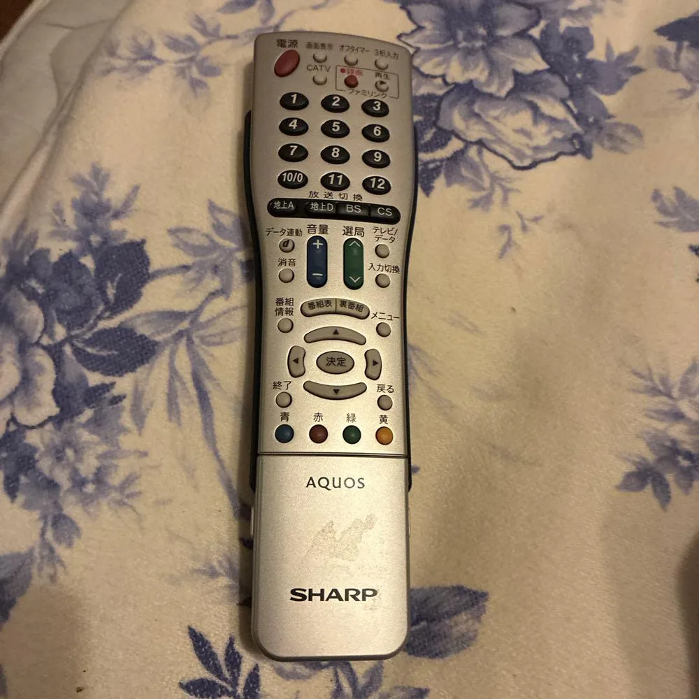 SHARP AQUOS テレビ用リモコン 本体