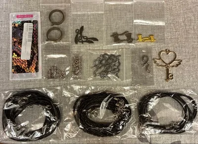 ハンドメイド アクセサリーパーツ チャームセット