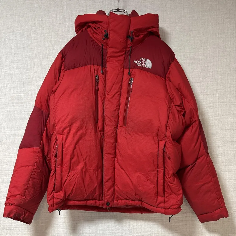 ザ・ノースフェイス ダウンジャケット レッド 100(L)