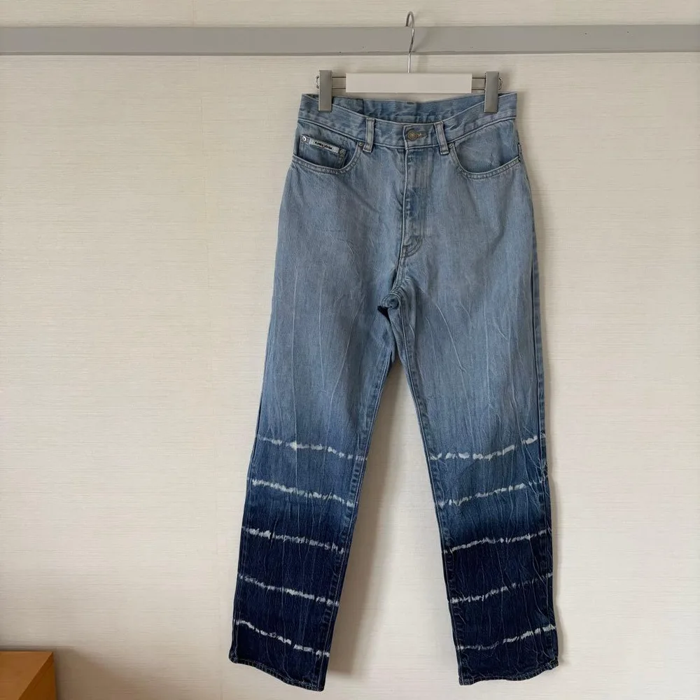 FUMIKA_UCHIDA tie.dyeデニムパンツ