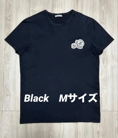 MONCLER クルーネック Tシャツ ブラック Mサイズ