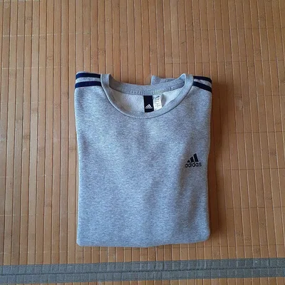 adidas クルーネック スウェット グレー L