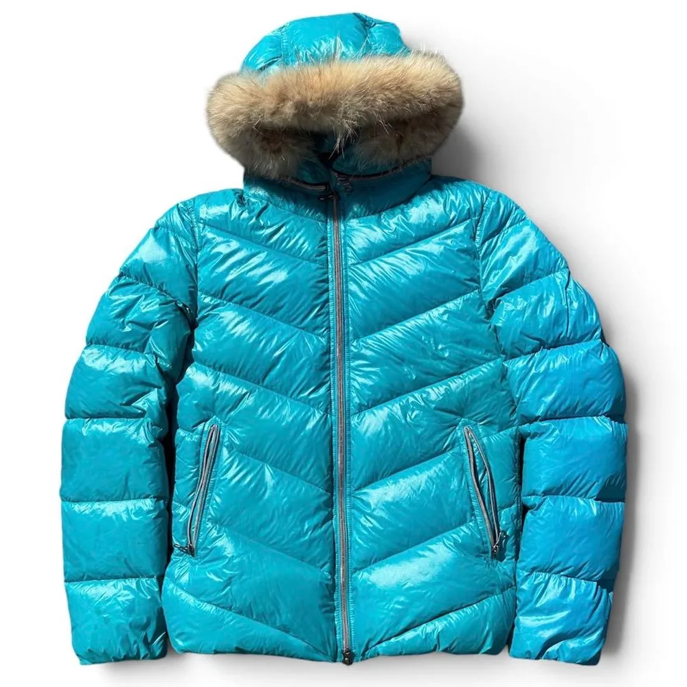00s old uniqloファーダウンジャケ ット お兄 平成グランジ y2k